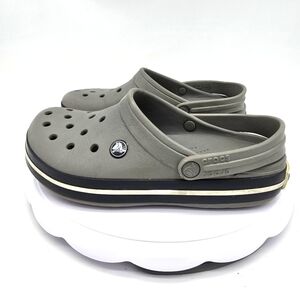 Crocs Shoes Junior 6 Crocband II Gray Clogs Charcoal